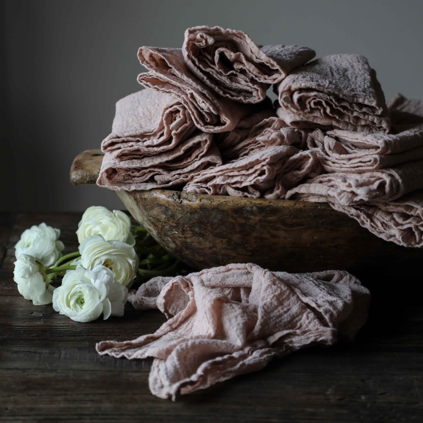 Blushing Coral / Plant Dyed Napkin Sets
