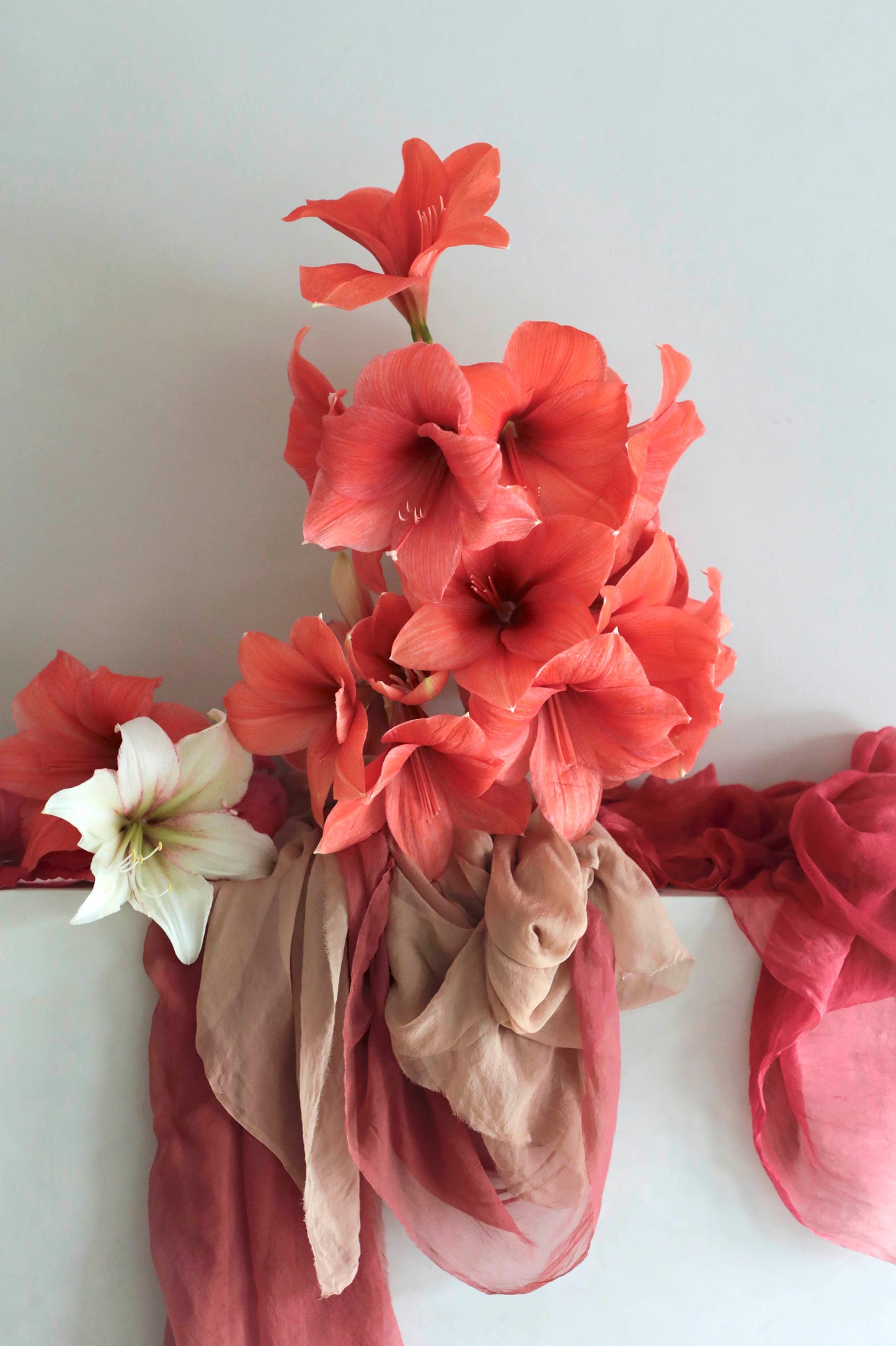 Styling Silks / Plant Dyed Sunset Collection