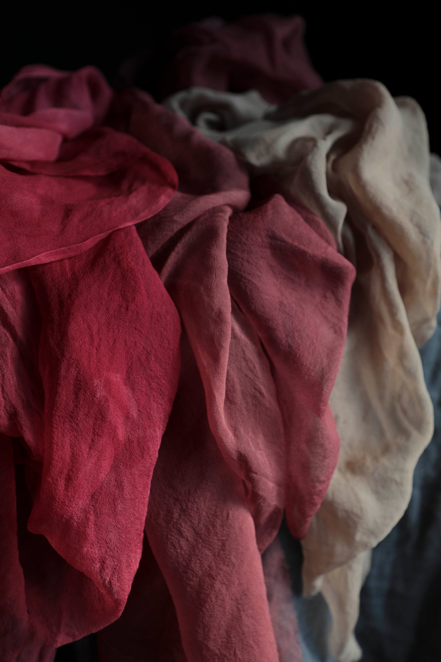 Styling Silks / Plant Dyed Sunset Collection