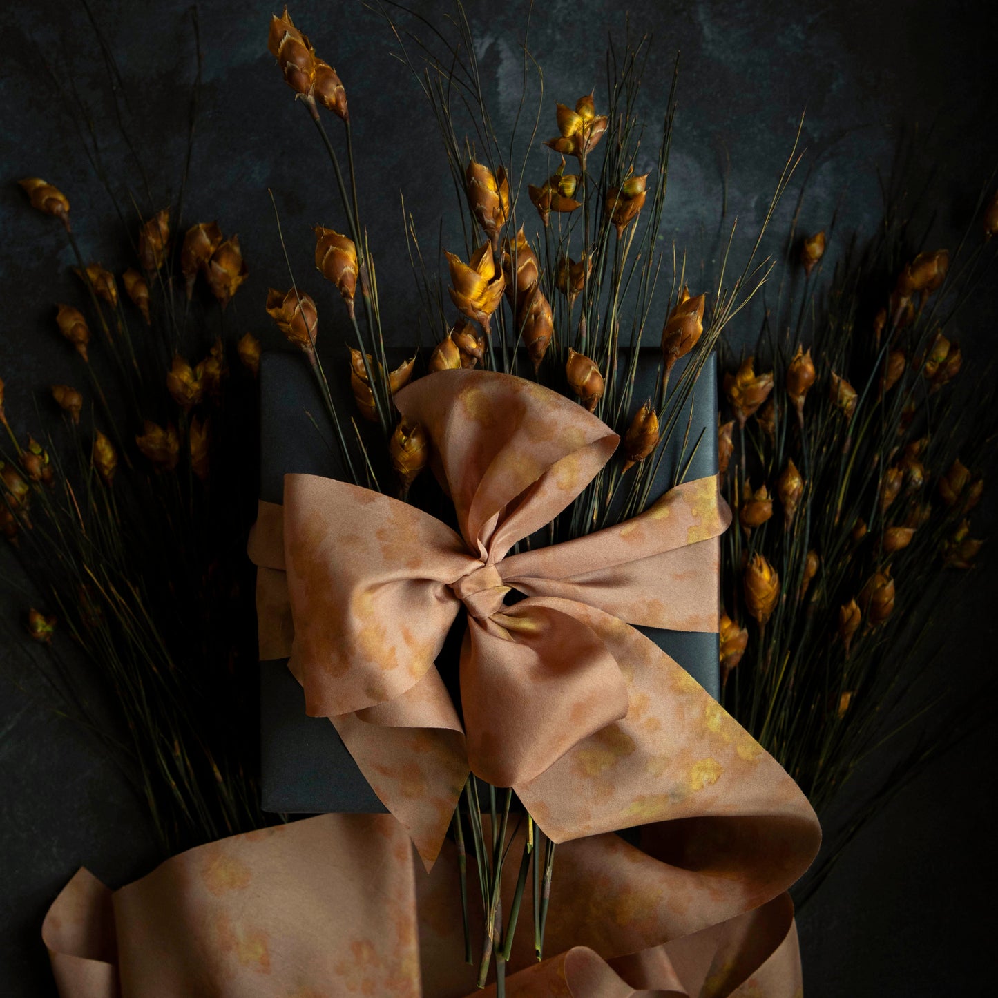 Original Eco-Print No. 113 Silk Ribbon