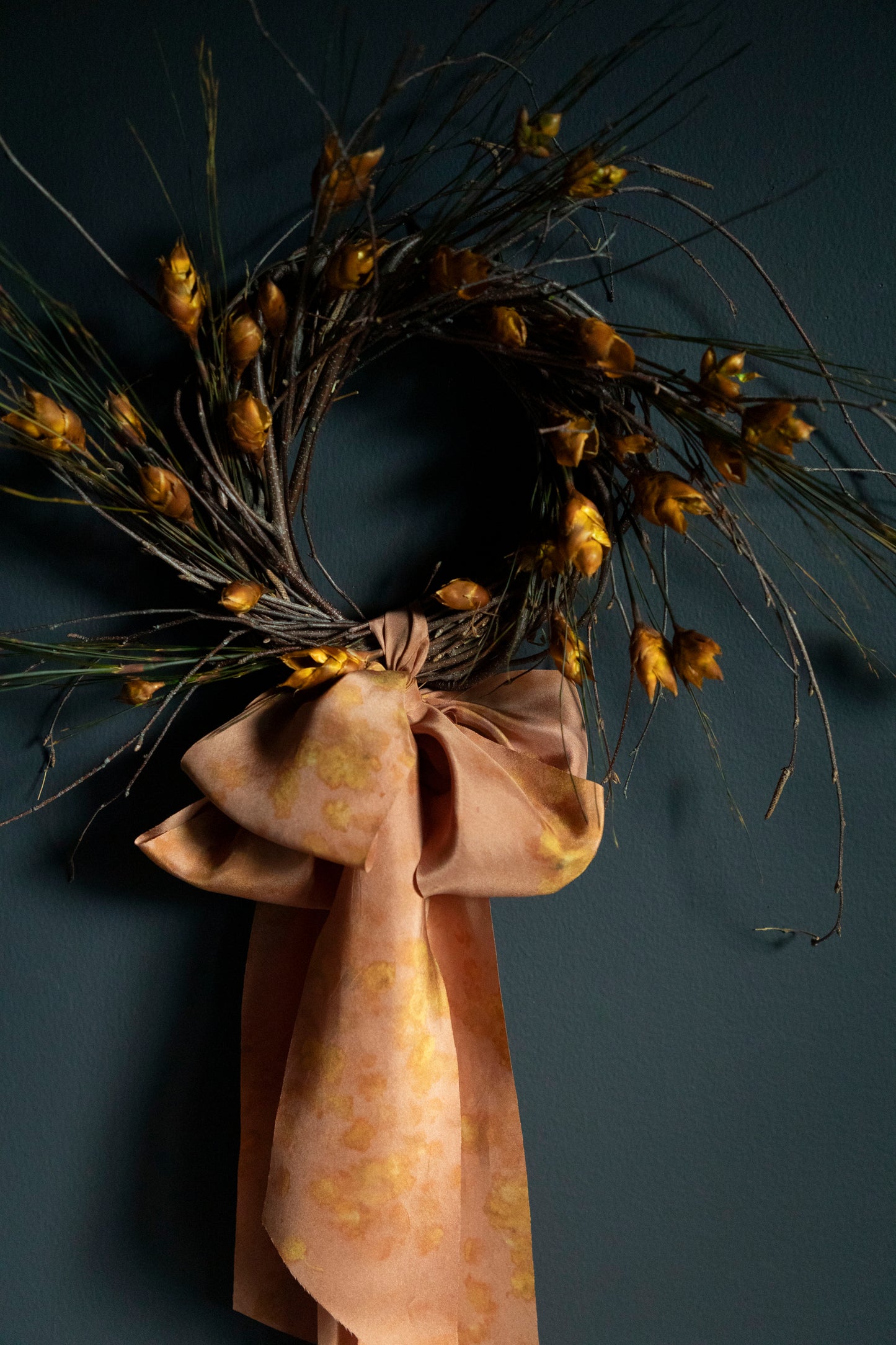 Original Eco-Print No. 113 Silk Ribbon