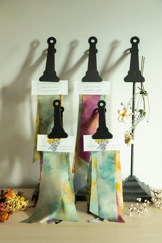 SAMPLER  / BOTANICAL PRINT SILK RIBBON COLLECTION 2024-25