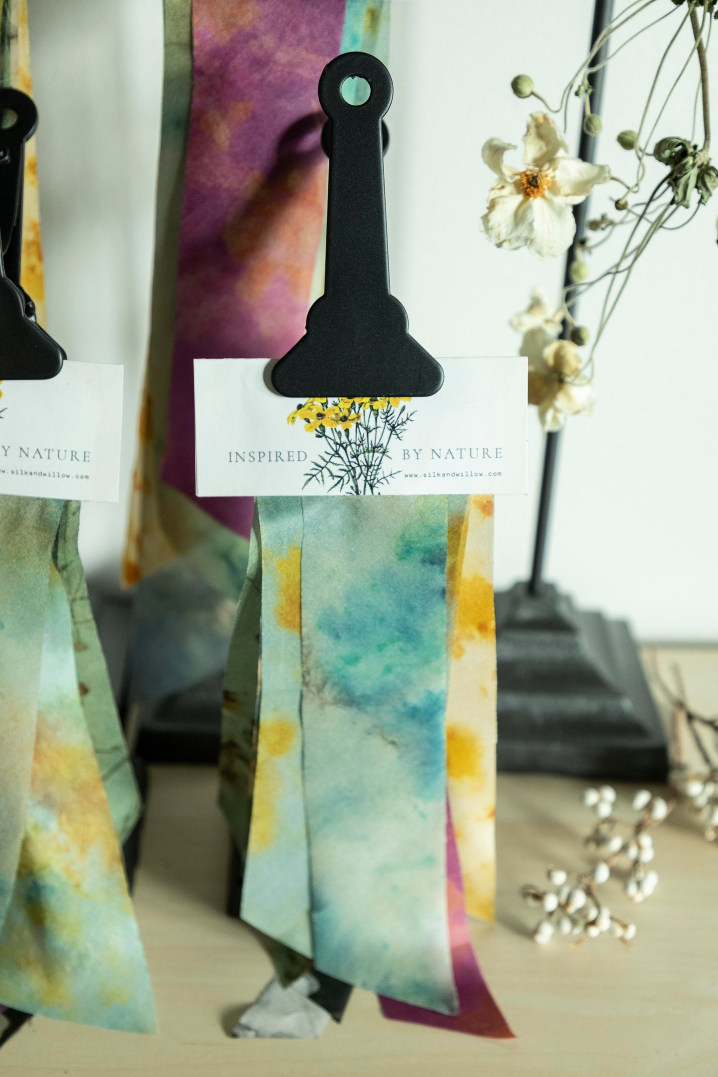 SAMPLER  / BOTANICAL PRINT SILK RIBBON COLLECTION 2024-25