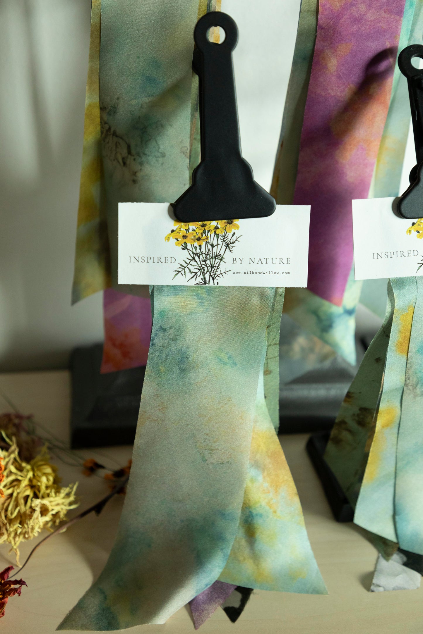 SAMPLER  / BOTANICAL PRINT SILK RIBBON COLLECTION 2024-25