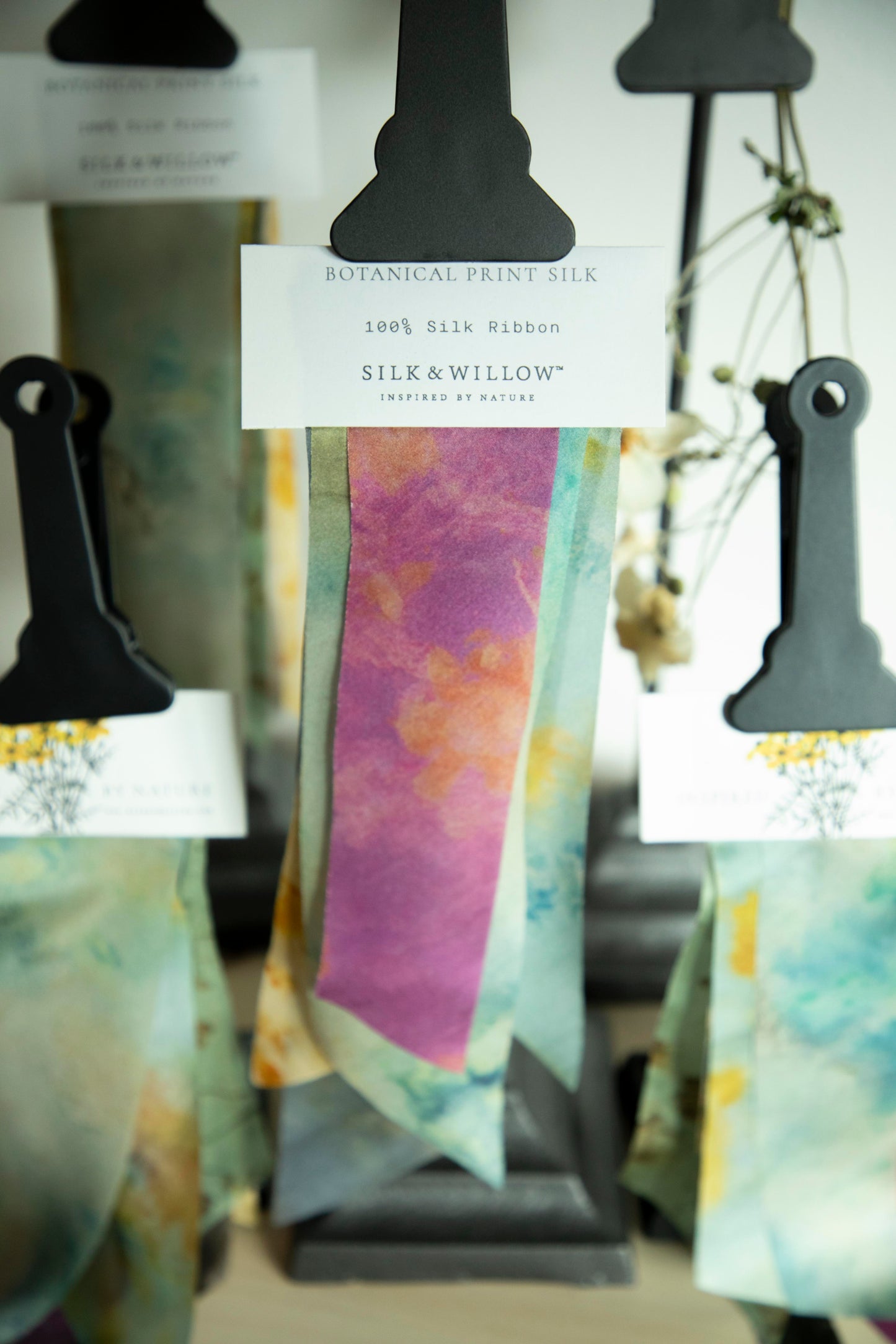 SAMPLER  / BOTANICAL PRINT SILK RIBBON COLLECTION 2024-25