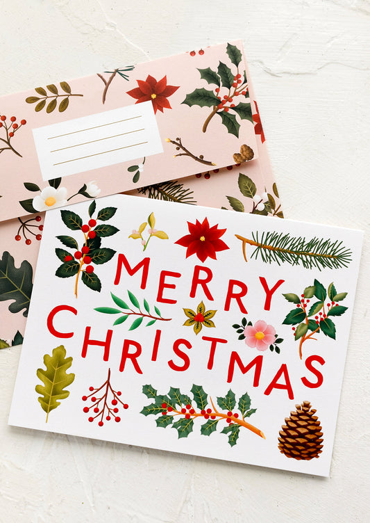 Botanical Christmas Card