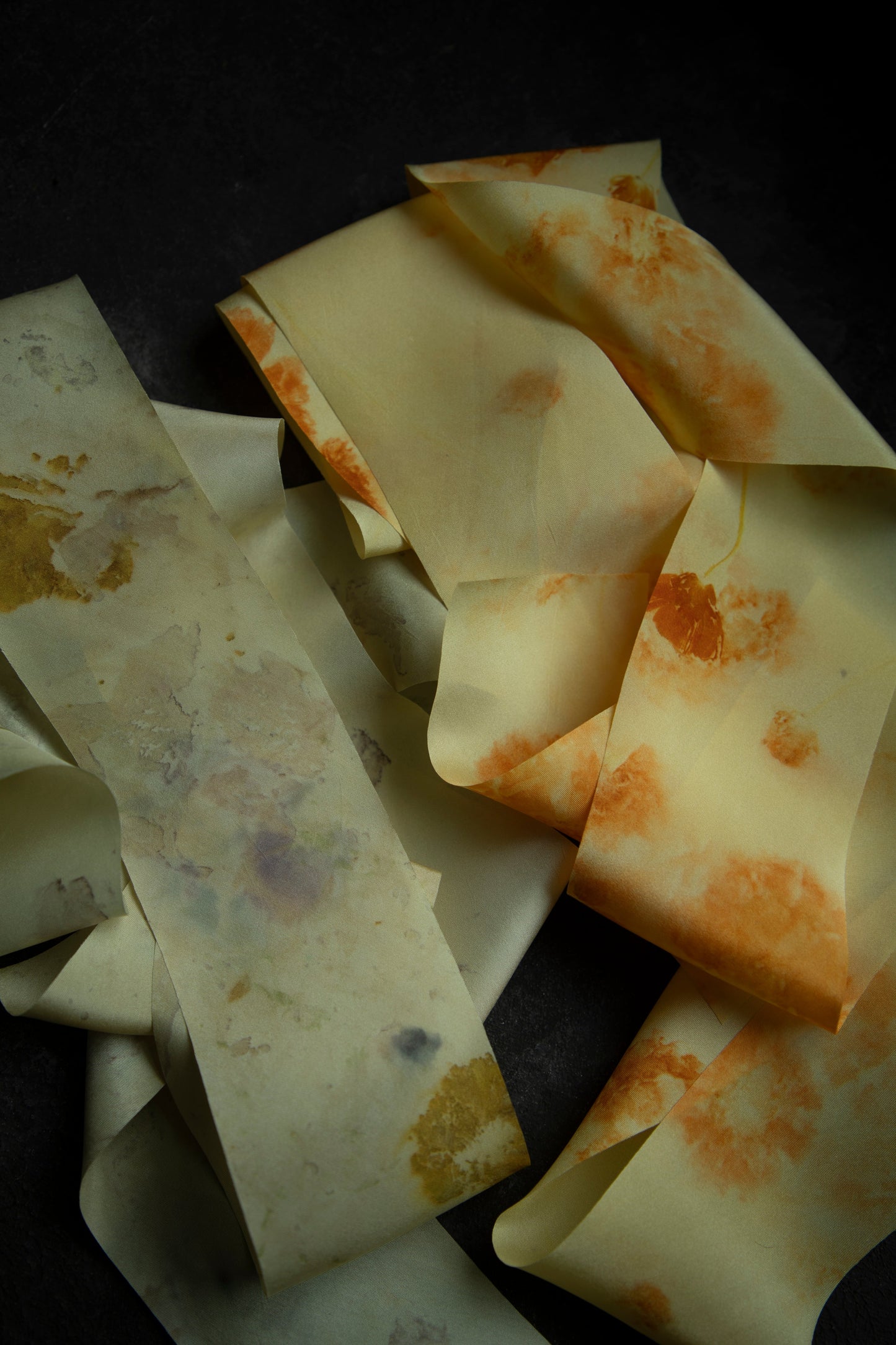 LIMITED EDITION | Original Eco-Print Silk Ribbon Sampler No. 118 + 119