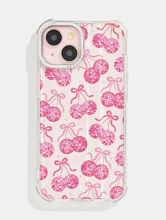 Bow Disco Cherry Shock iPhone Case