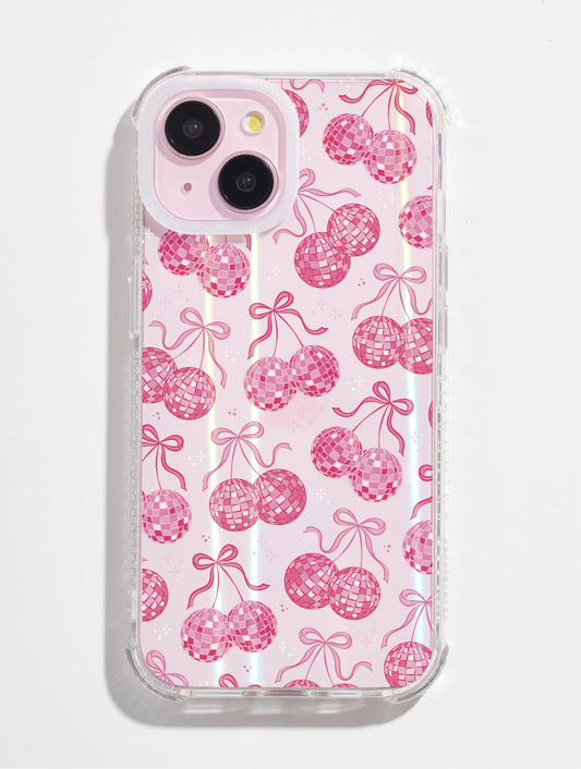 Bow Disco Cherry Shock iPhone Case