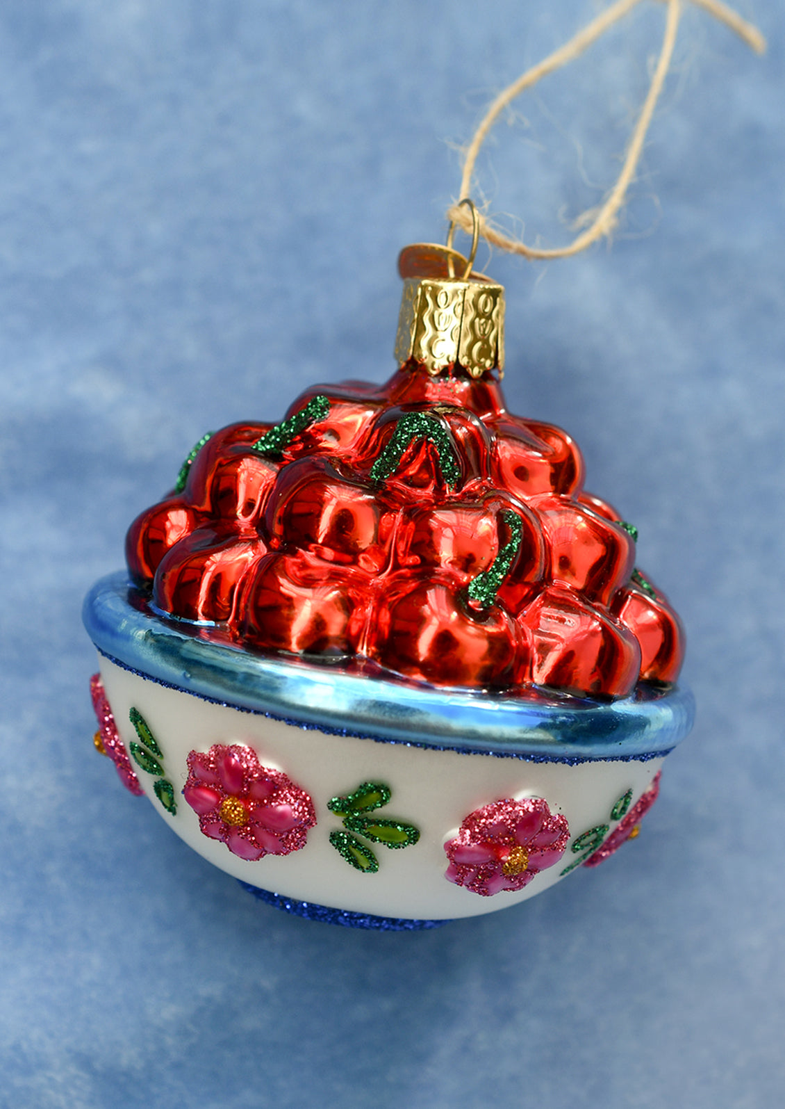 Bowl of Cherries Ornament