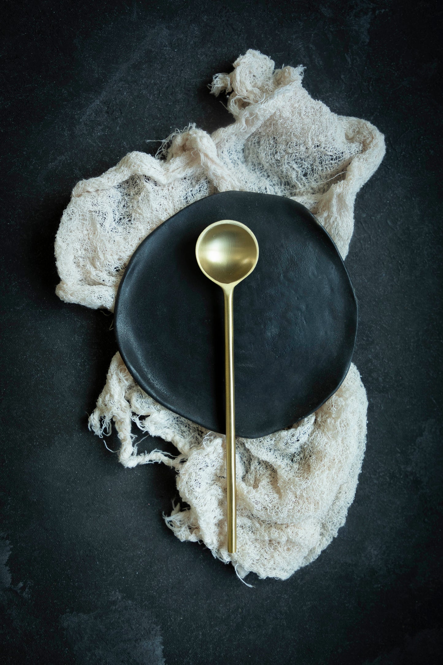 BRASS SPOON / Handmade 100% Solid Brass