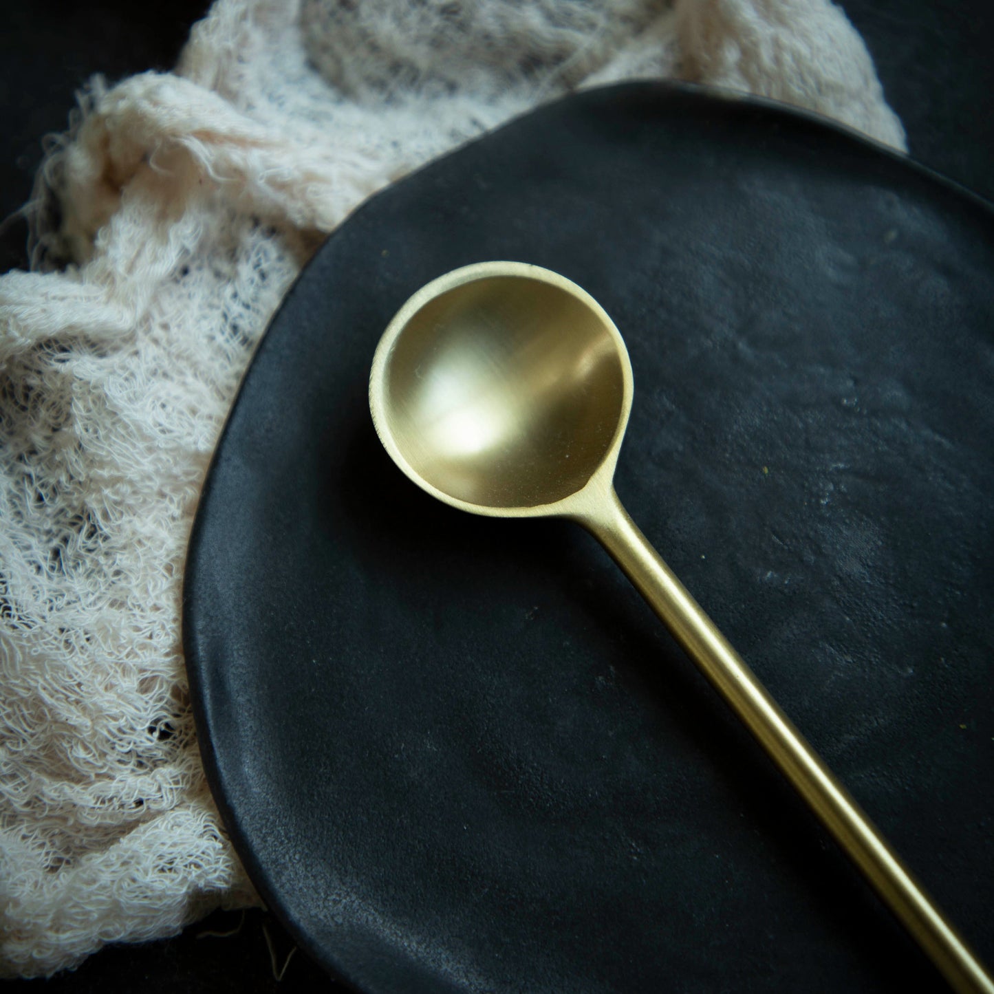 BRASS SPOON / Handmade 100% Solid Brass