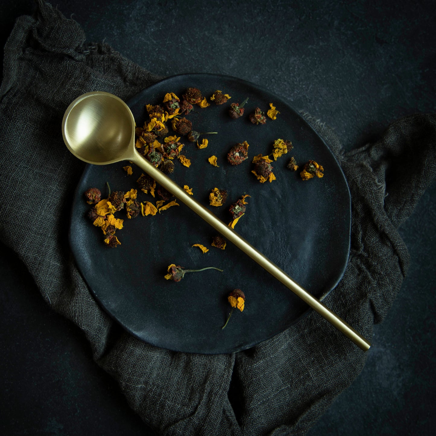 BRASS SPOON / Handmade 100% Solid Brass