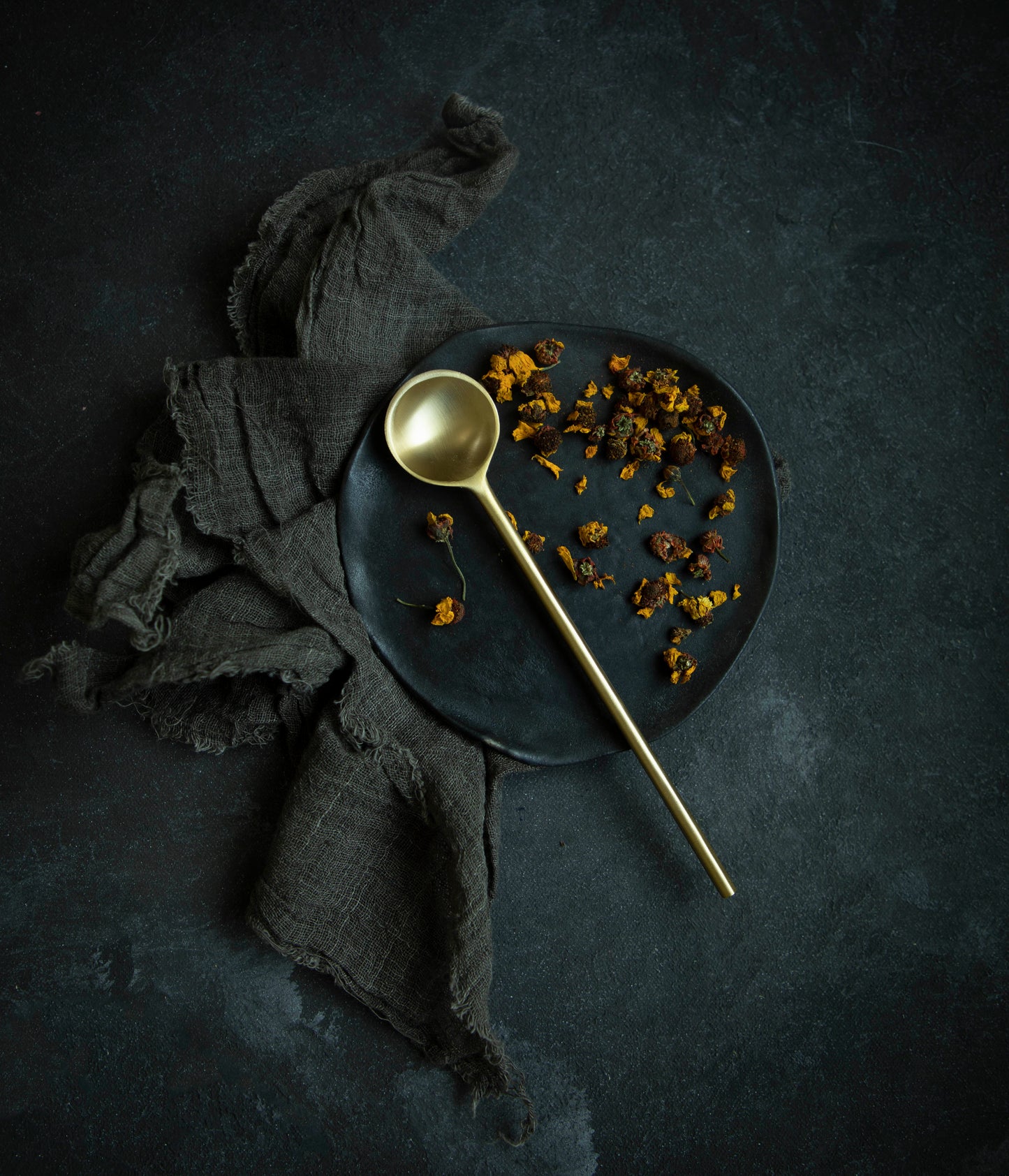 BRASS SPOON / Handmade 100% Solid Brass