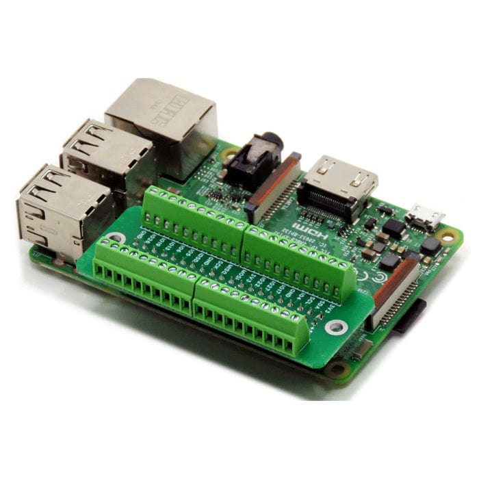 Breakout Card Type 1 - Screw Mount 26-18 AWG for Raspberry Pi