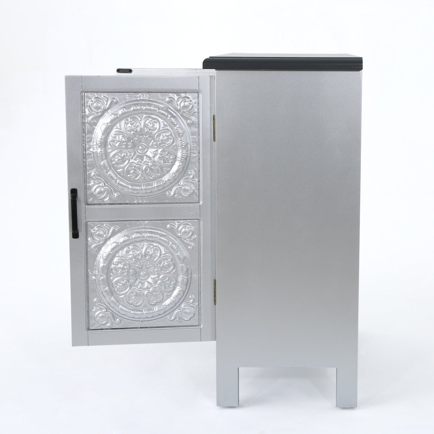 Breathe Cabinet with 2 Doors and Wood Rectangular Top