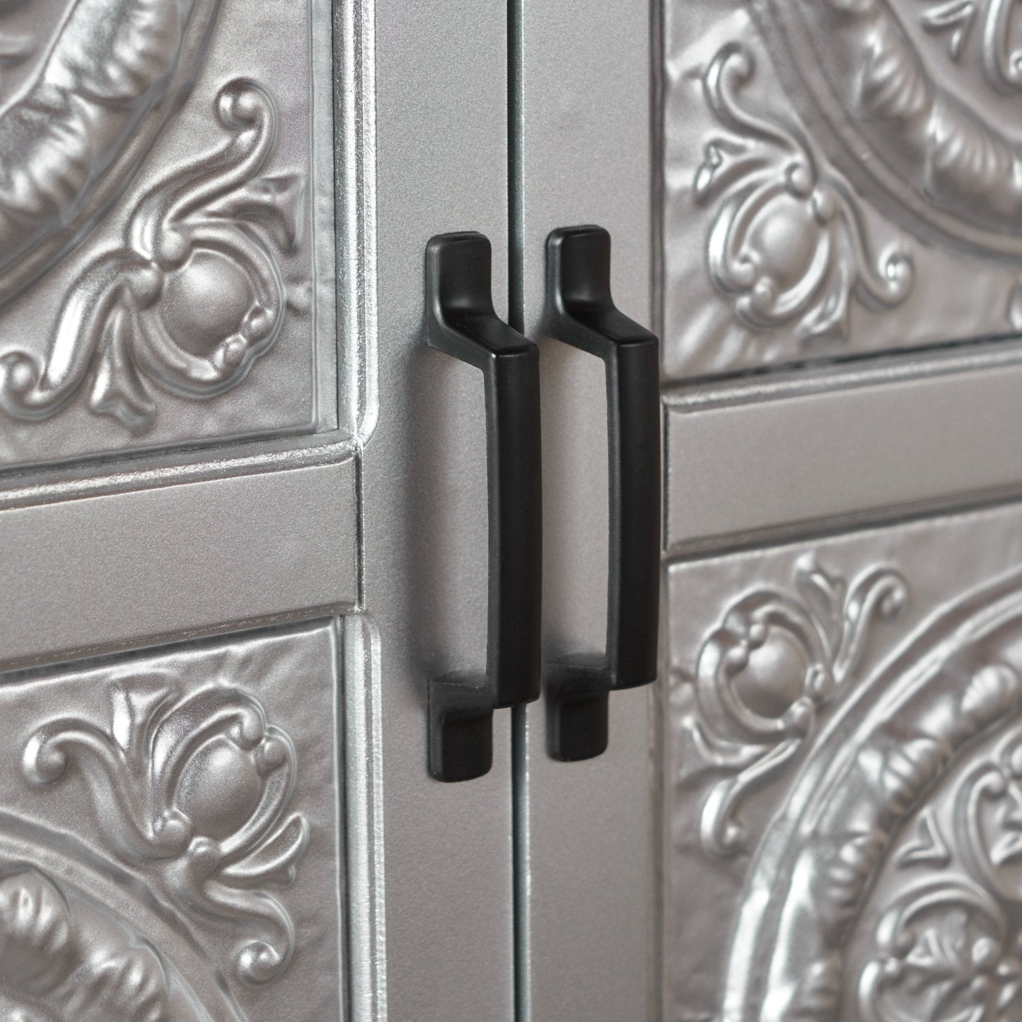 Breathe Cabinet with 2 Doors and Wood Rectangular Top