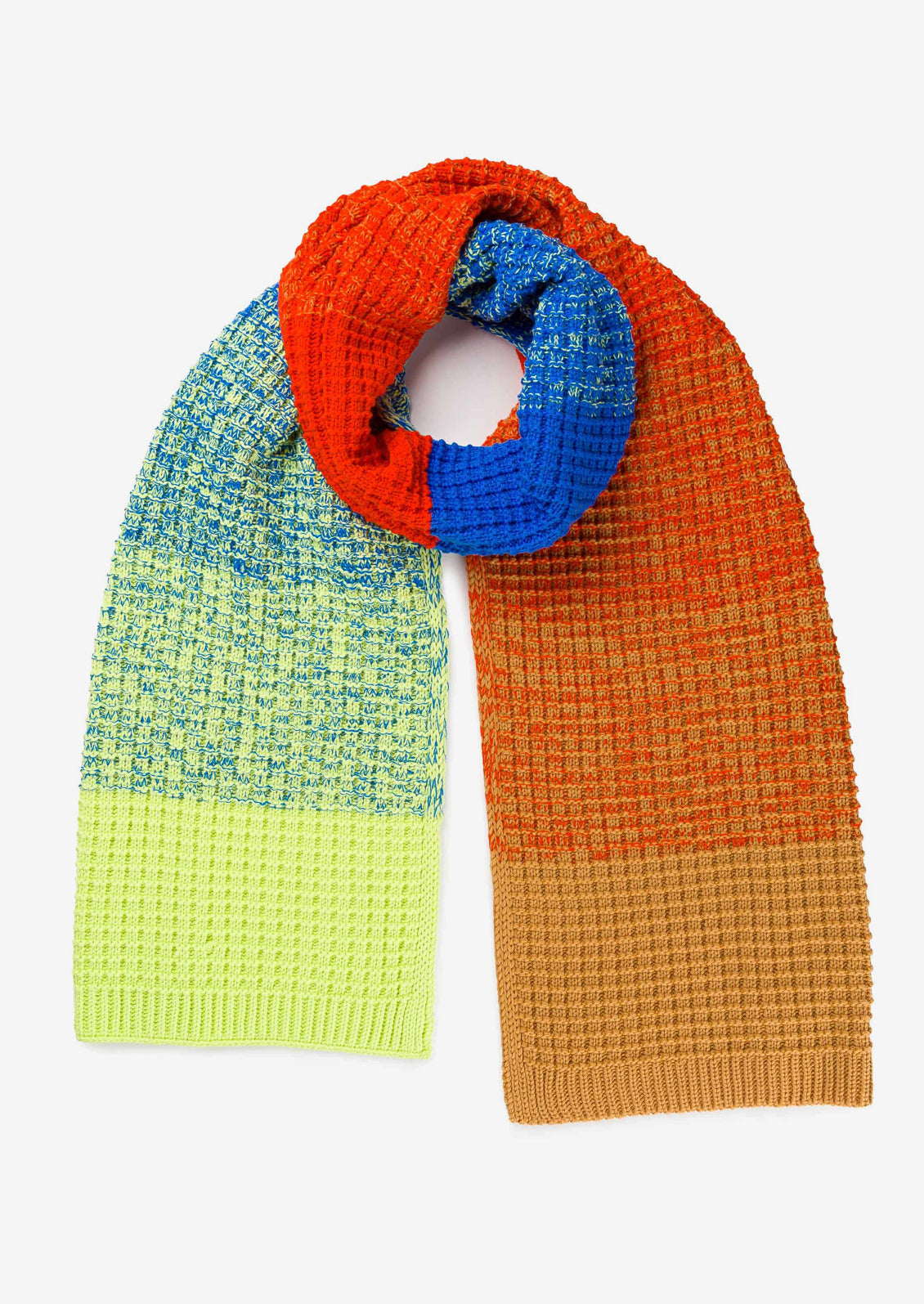 Bright Melange Knit Scarf