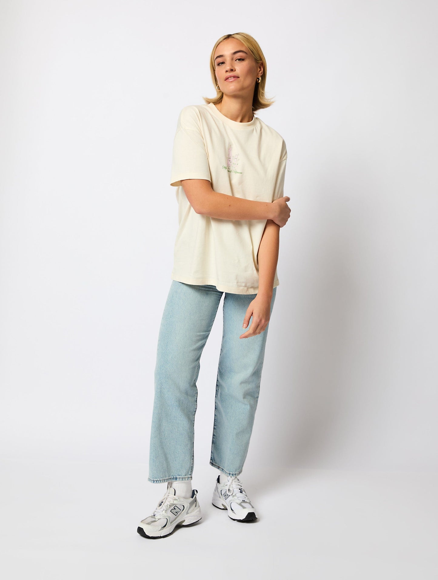 Brunch Club T-Shirt in Ecru
