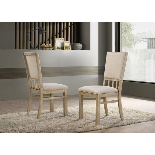 Brutus 19" Contemporary Fabric Dining Chair, Set of 2