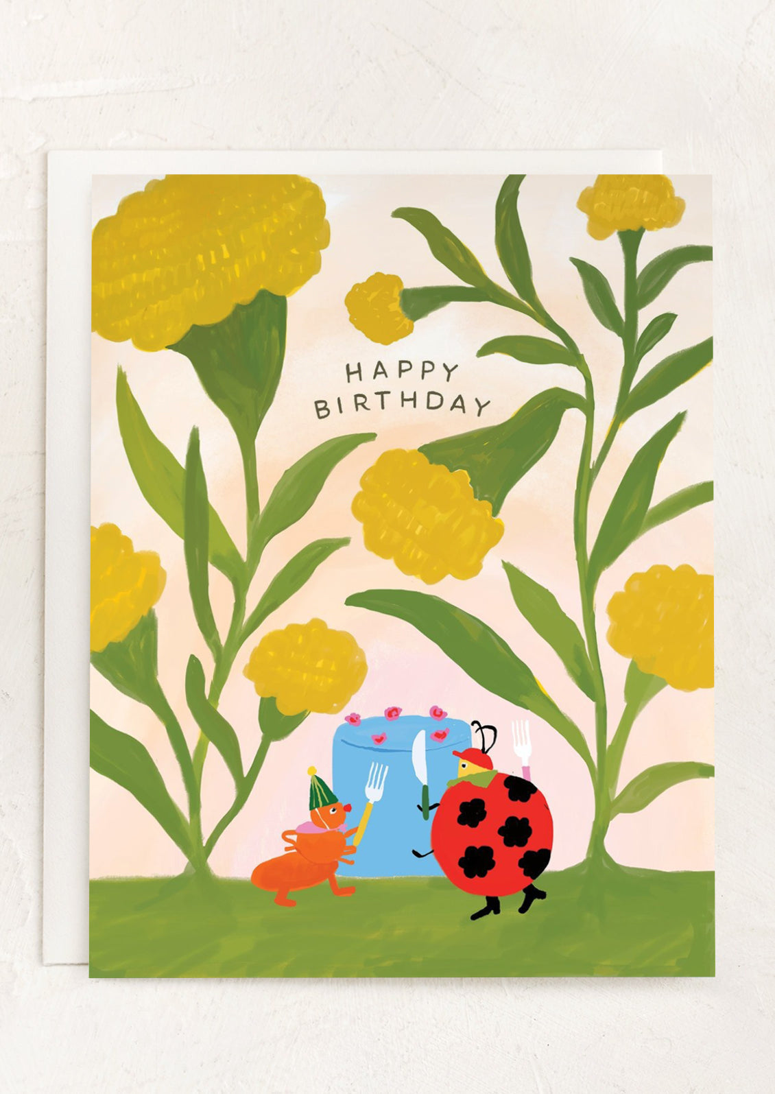 Bug Birthday Party Card