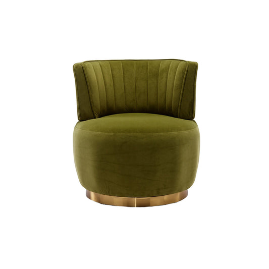 Burst 360 Degree Swivel Accent Chairs with Fluffy Velvet Upholstered