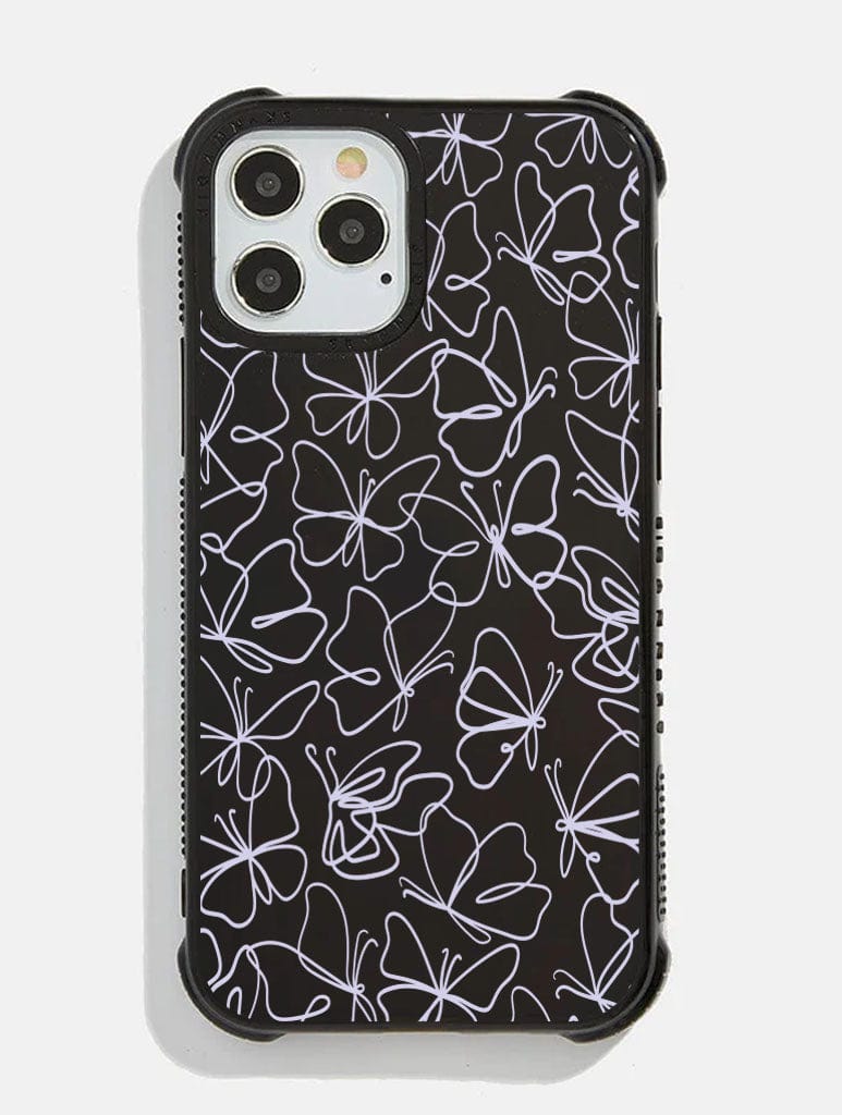 Butterfly Doodle Shock iPhone Case