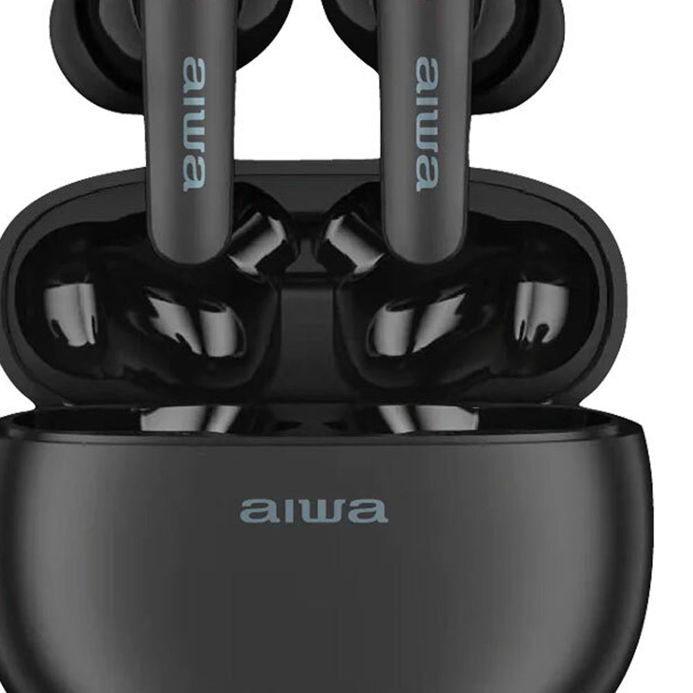 AIWA In-Ear Gelstem True-Wireless Earbuds ANC Black