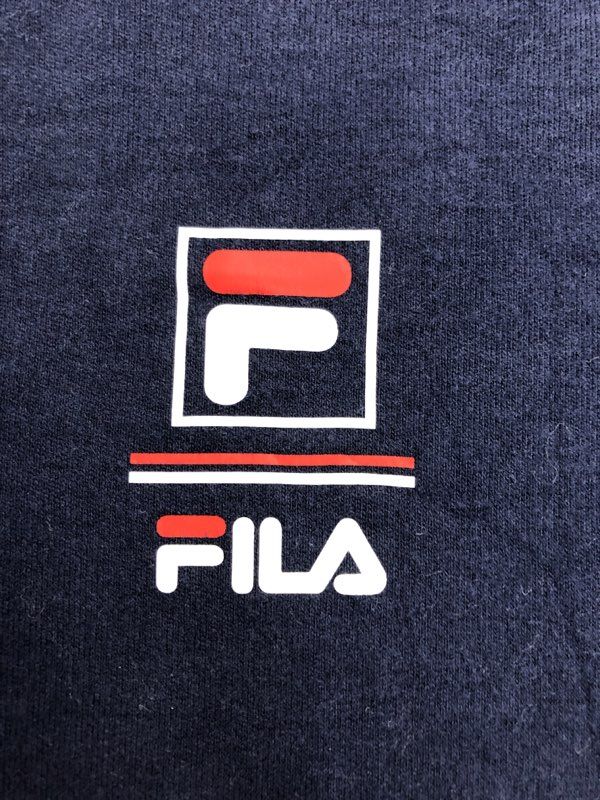 Fila Sweatshirt Mens Large Blue Crew Neck Pullover Sweater Long Sleeve Outdoor