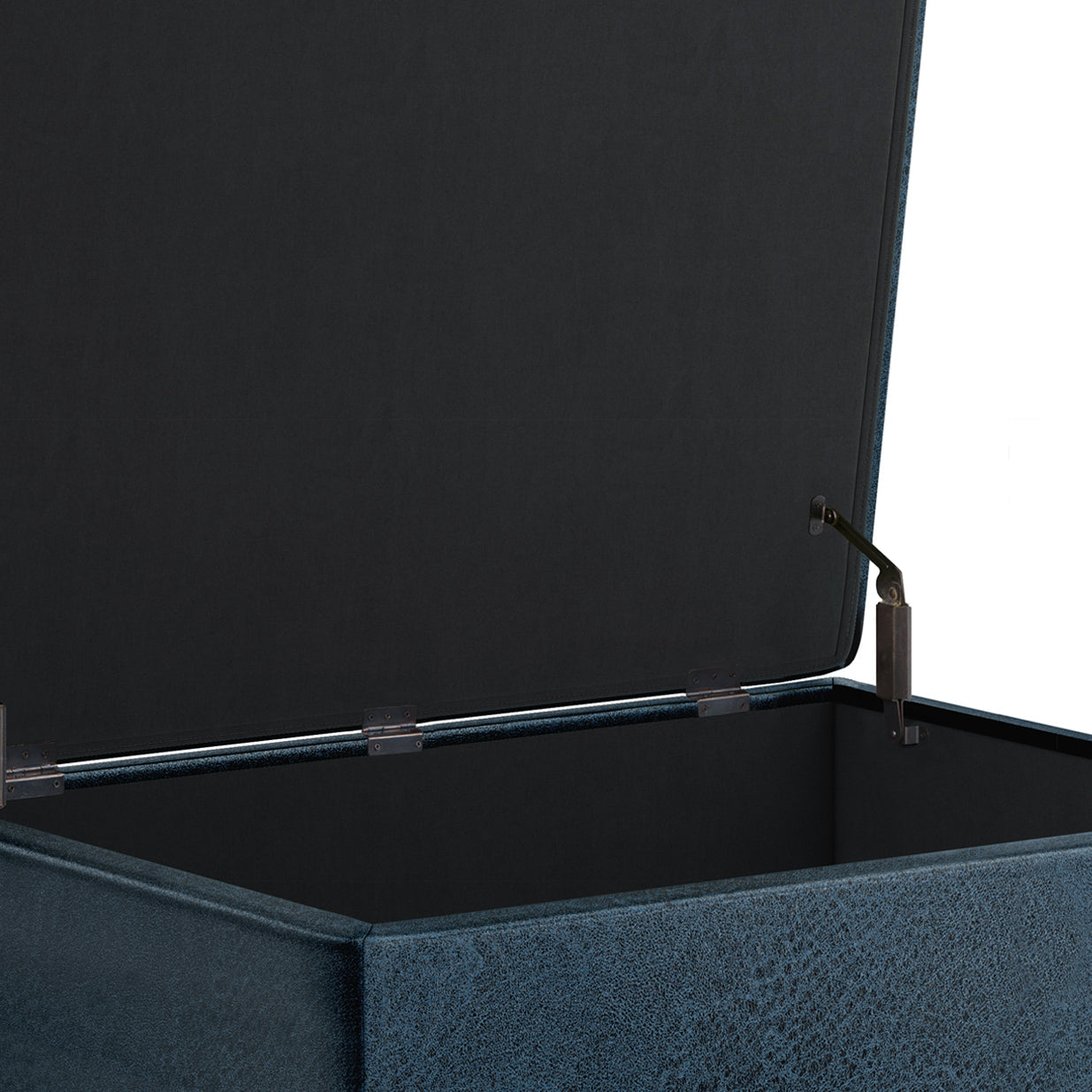 Untamed Upholstered Ottoman with Flip Top Storage and Wood Frame