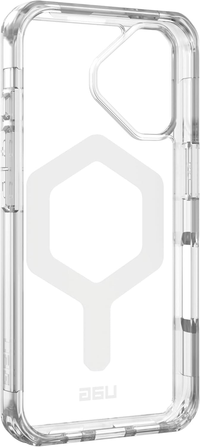 UAG Plyo Magsafe Compatible Phone Case for iPhone 16 (Ice/White)