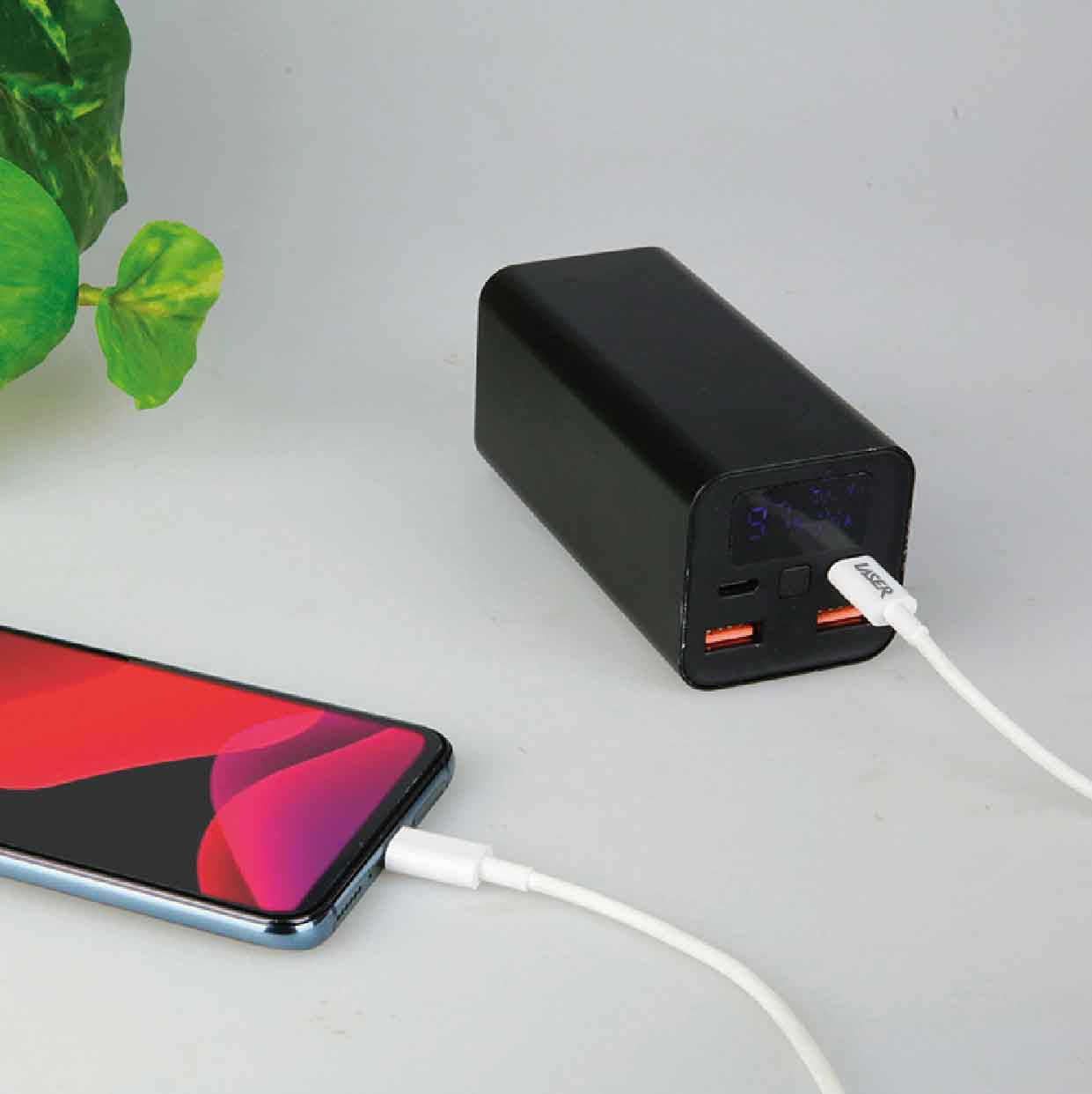 Laser 0.5m USB-C to USB-C Cable 60W Fast Charge (White)