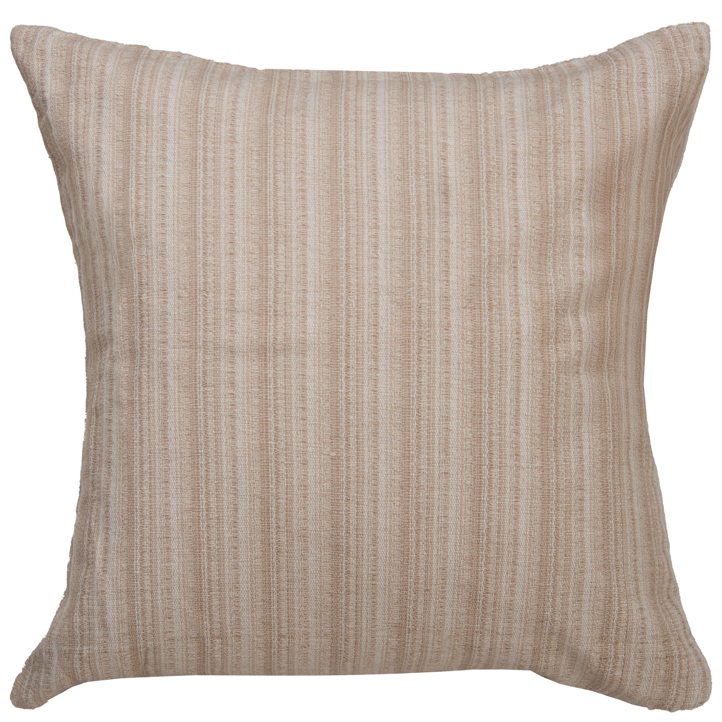 Woven 100% Cotton Stripe Decorative Throw Pillow