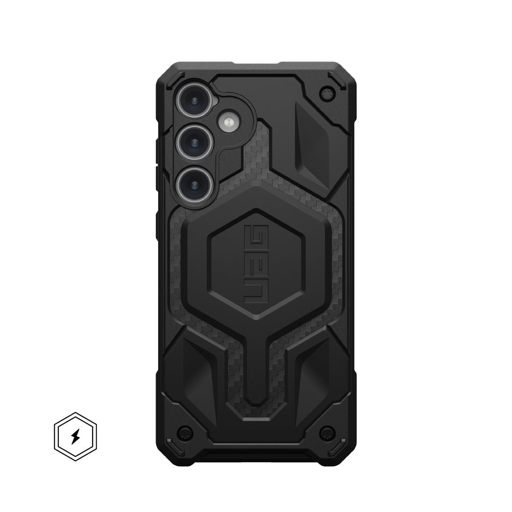 Urban Armour Gear Monarch Pro Bretzel Case For Samsung S24 (Carbon Fiber)
