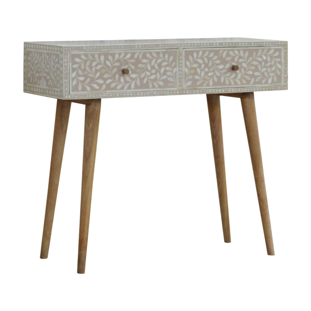Floral Pattern Console Table