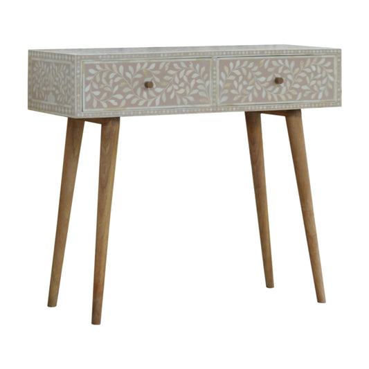 Floral Pattern Console Table