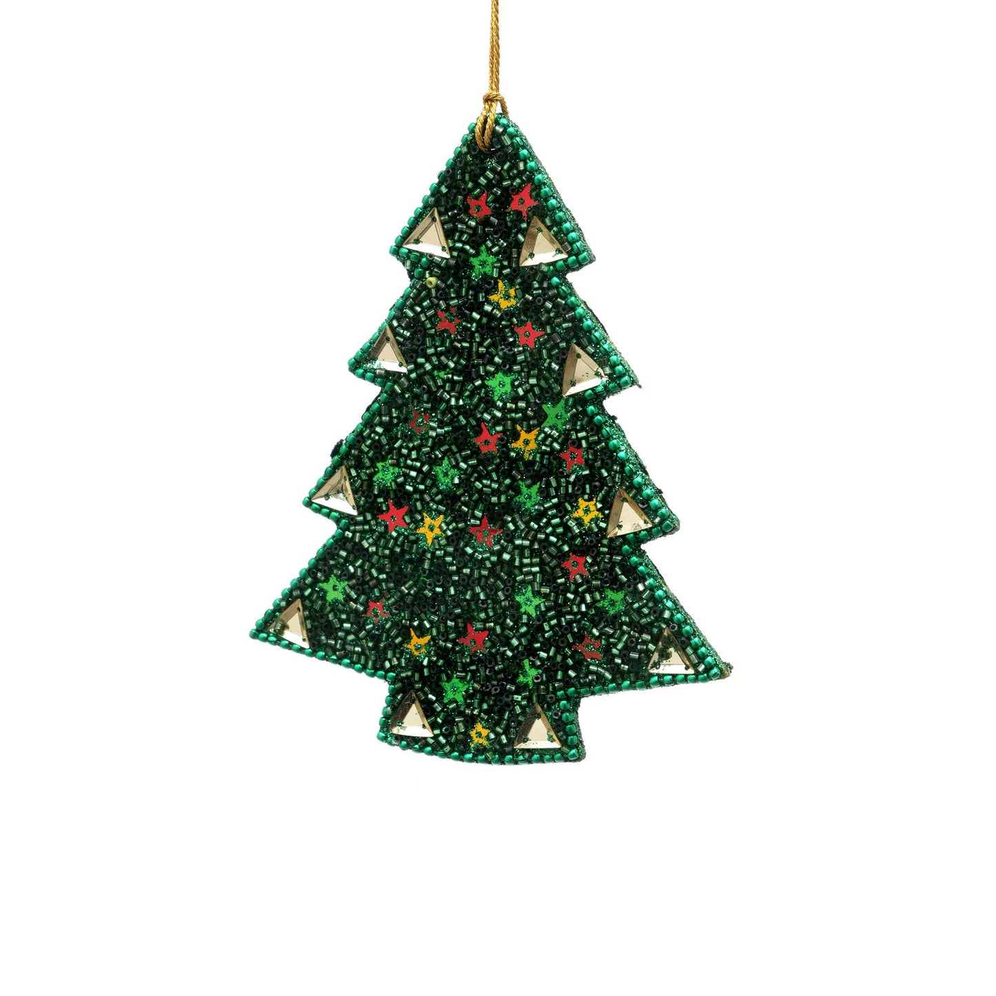 Beaded Star Ornament, Set of 6