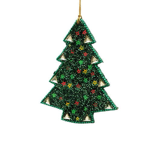 Beaded Star Ornament, Set of 6