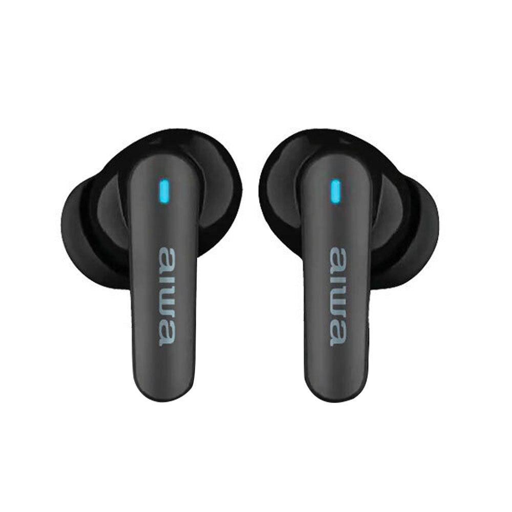 AIWA In-Ear Gelstem True-Wireless Earbuds ANC Black