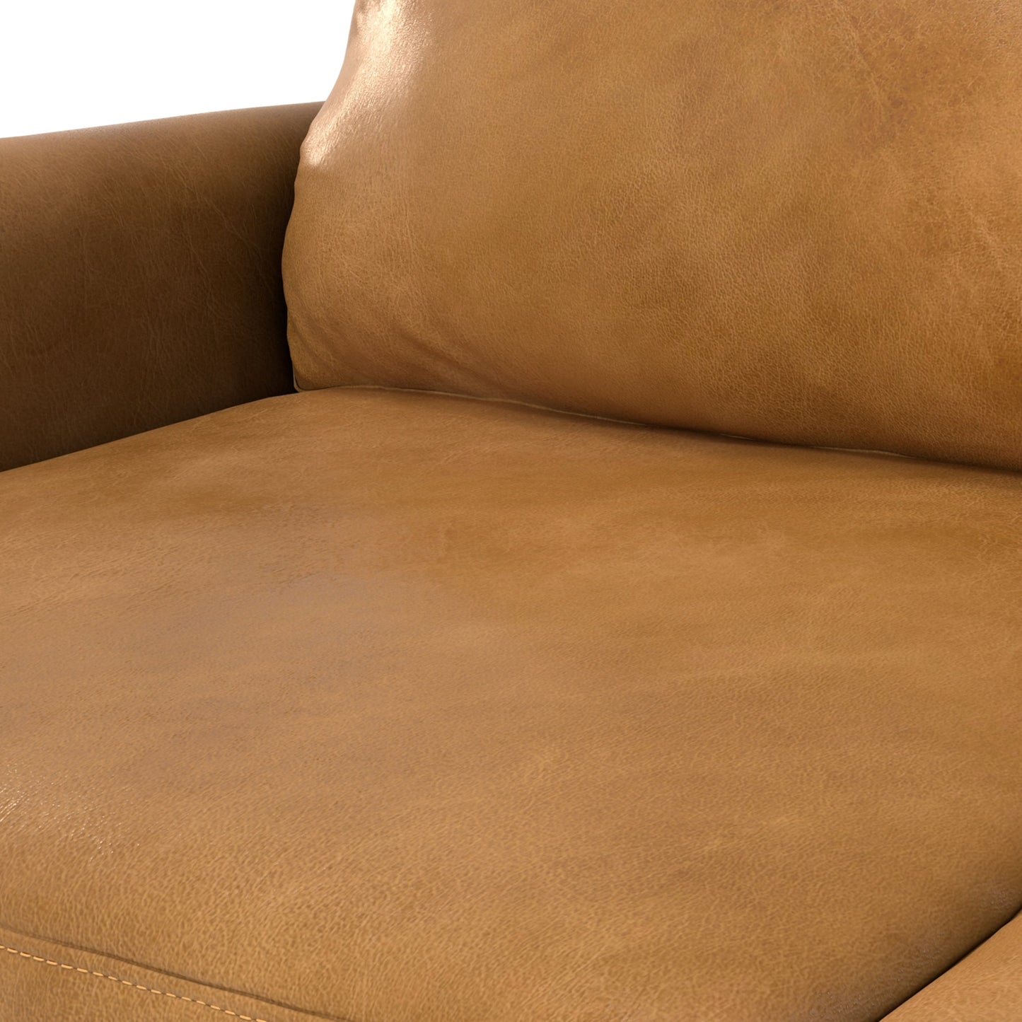Melodia 76" Upholstered Sofa with Loose Back and Seat Cushion