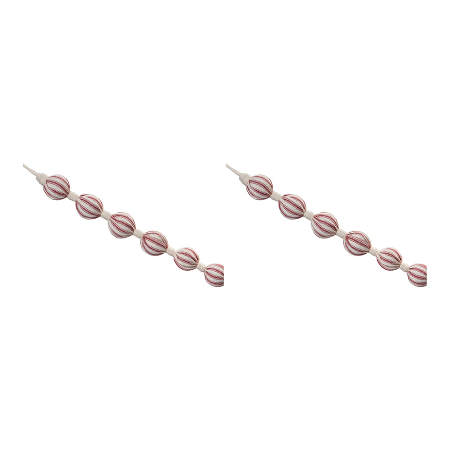 Fabric Ball String Garland, Set of 2