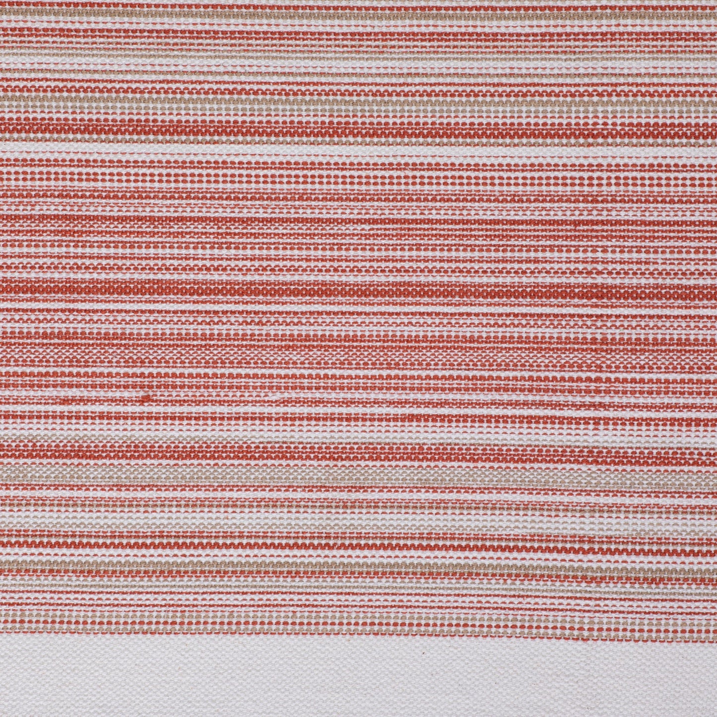 Pimento Striped Fringe Ribbed Table Runner 14X72