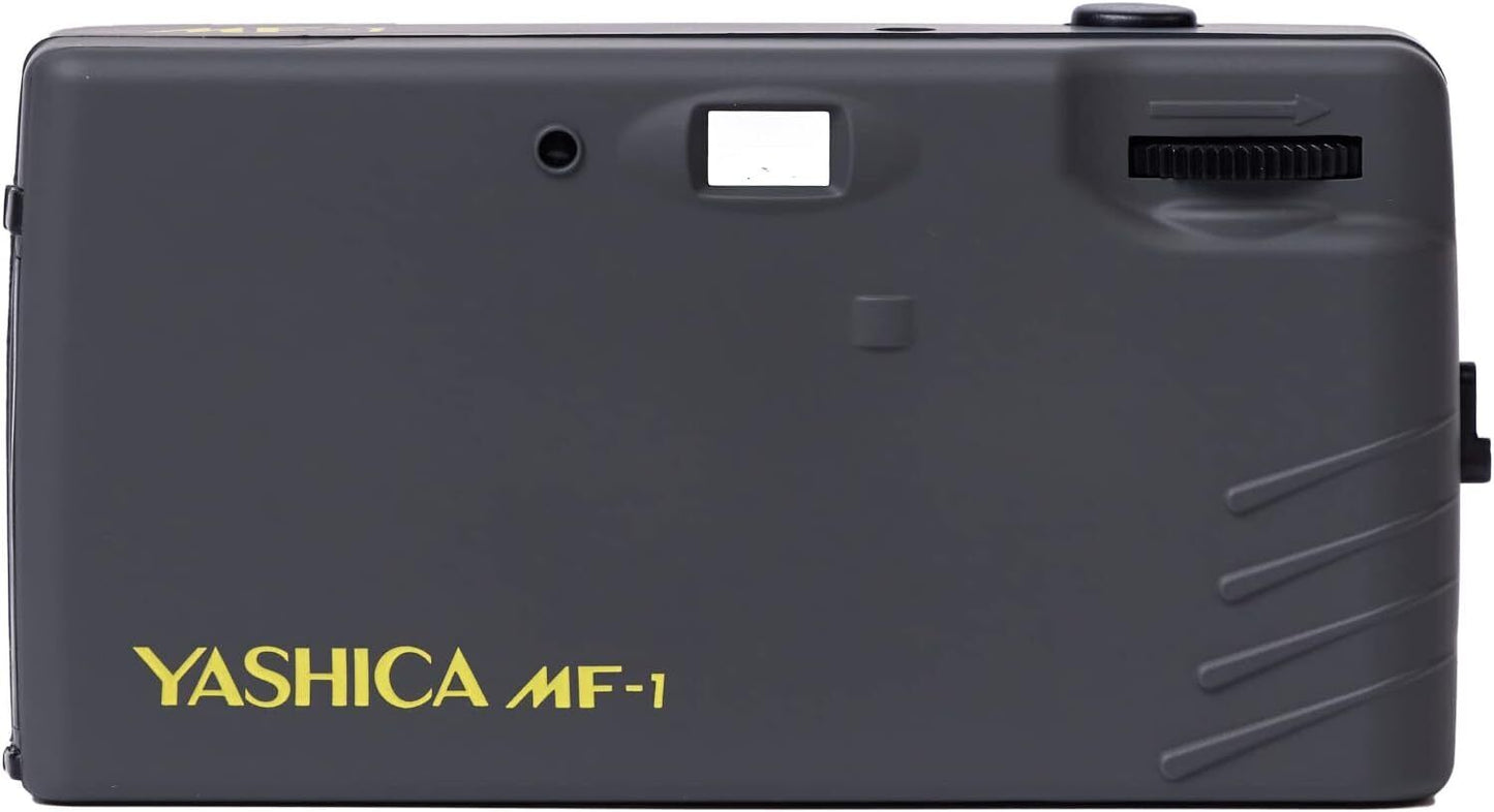Yashica MF-1 Snapshot Reusable 35mm Film Camera Set (Grey)