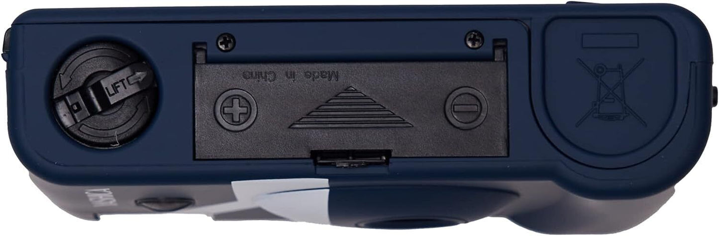 Yashica MF-1 Snapshot Reusable 35mm Film Camera Set (Prussian Blue)