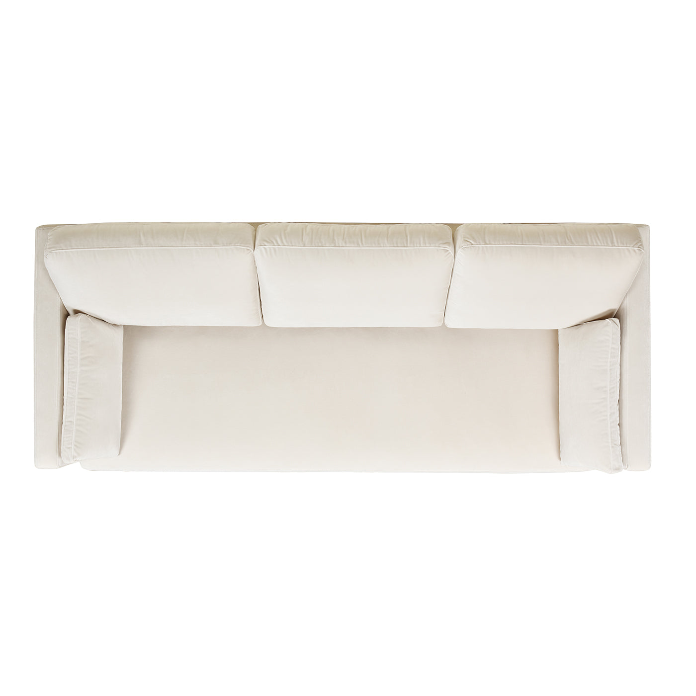 Crownedd 84" Upholstered Sofa with Square Track Arms