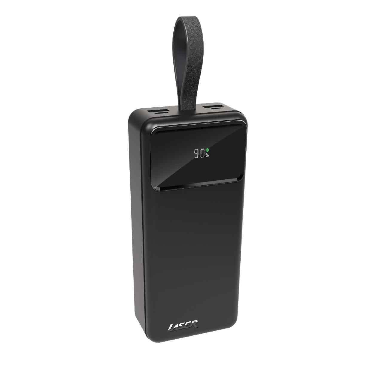 Laser 27000mAh Powerbank 18W PD LED Indicator Fast Charge Black