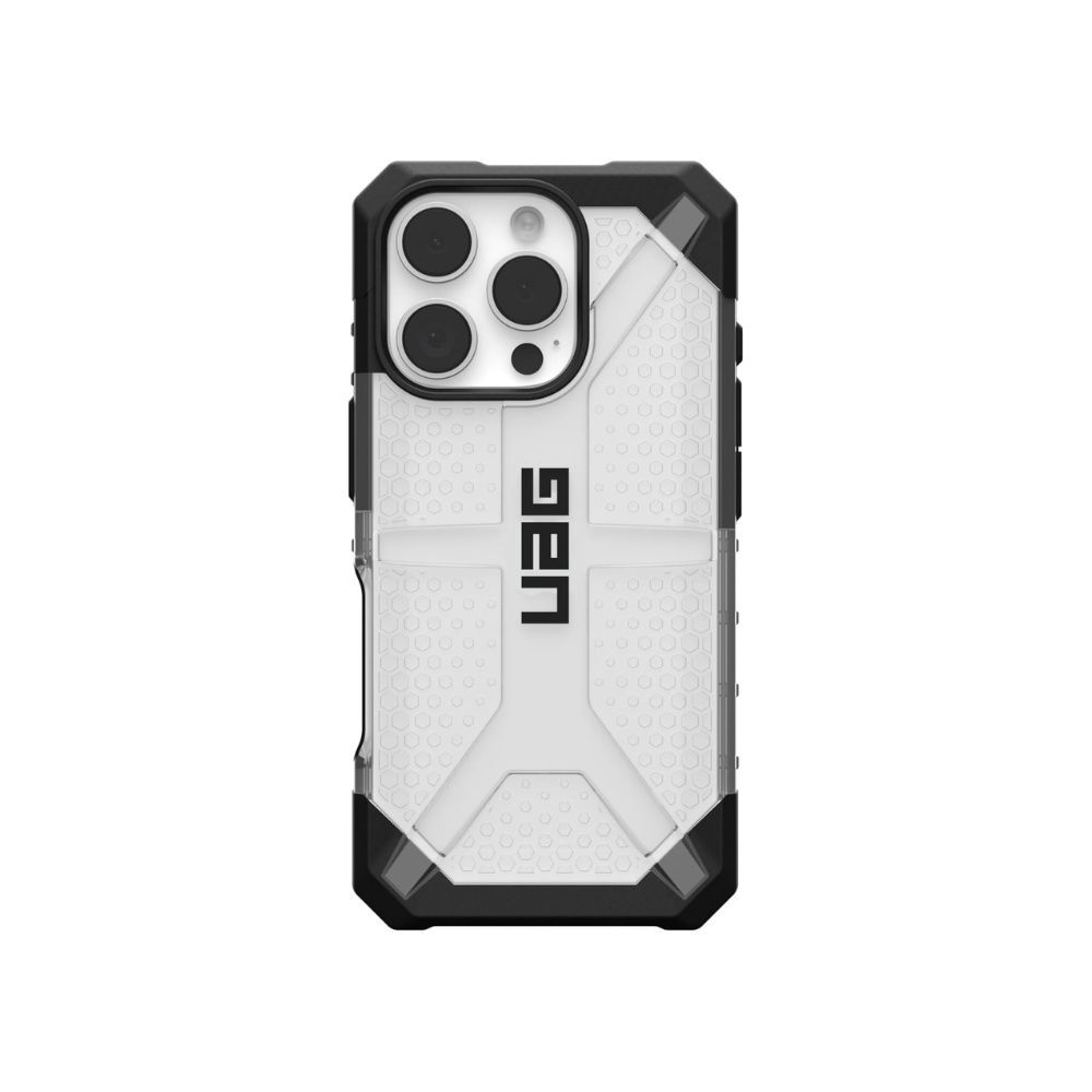 URBAN ARMOR GEAR Plasma Case for iPhone 16 Pro - Drop-Resistant, Wireless Charging (Clear)