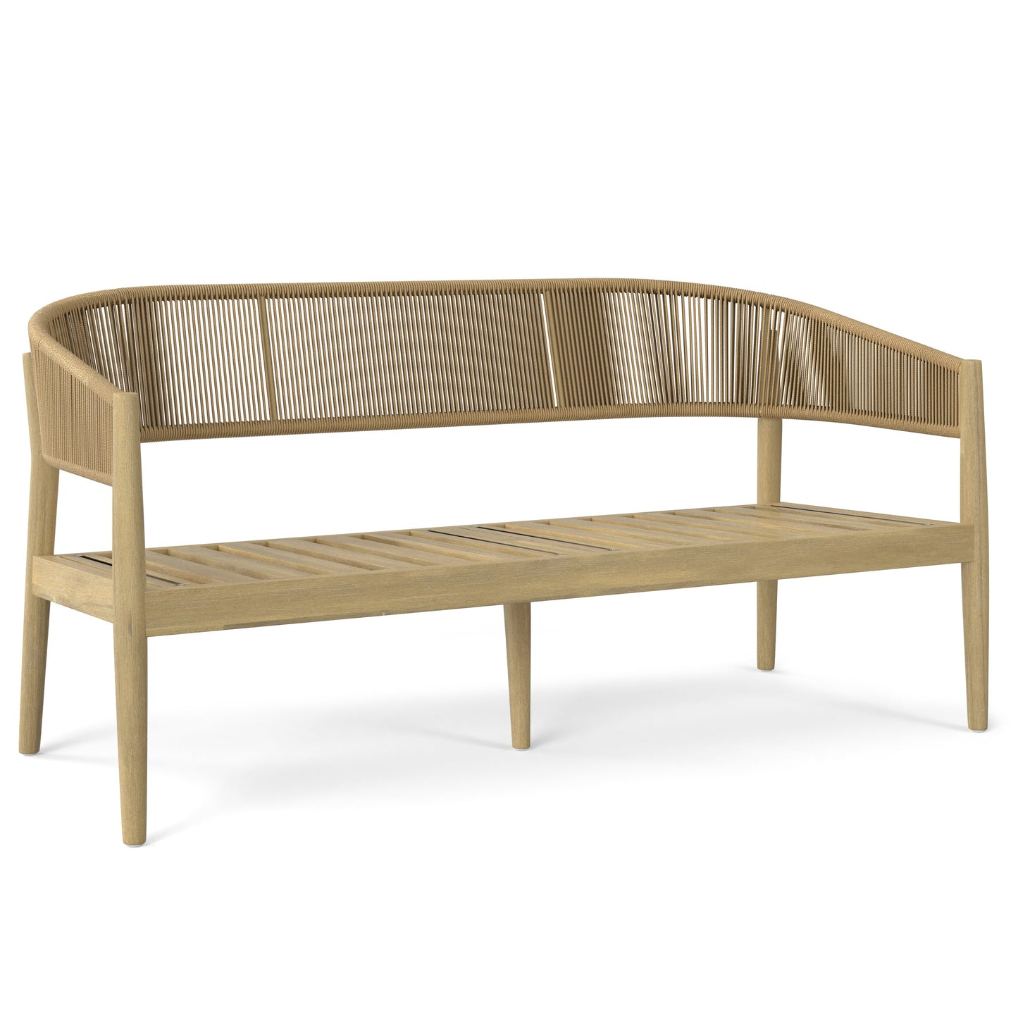 Outdoor Sofa with Curved Back and Arm