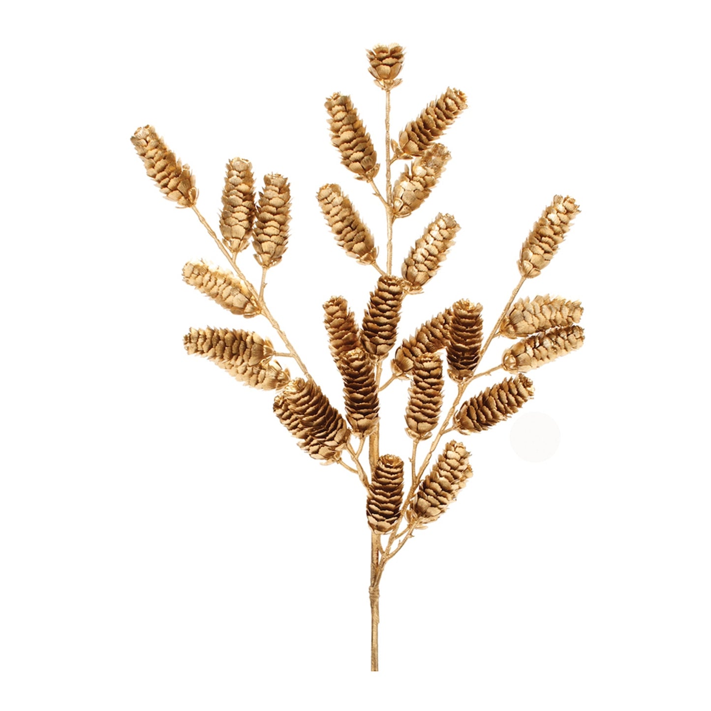 Metallic Gold Pinecone Spray, Set of 2