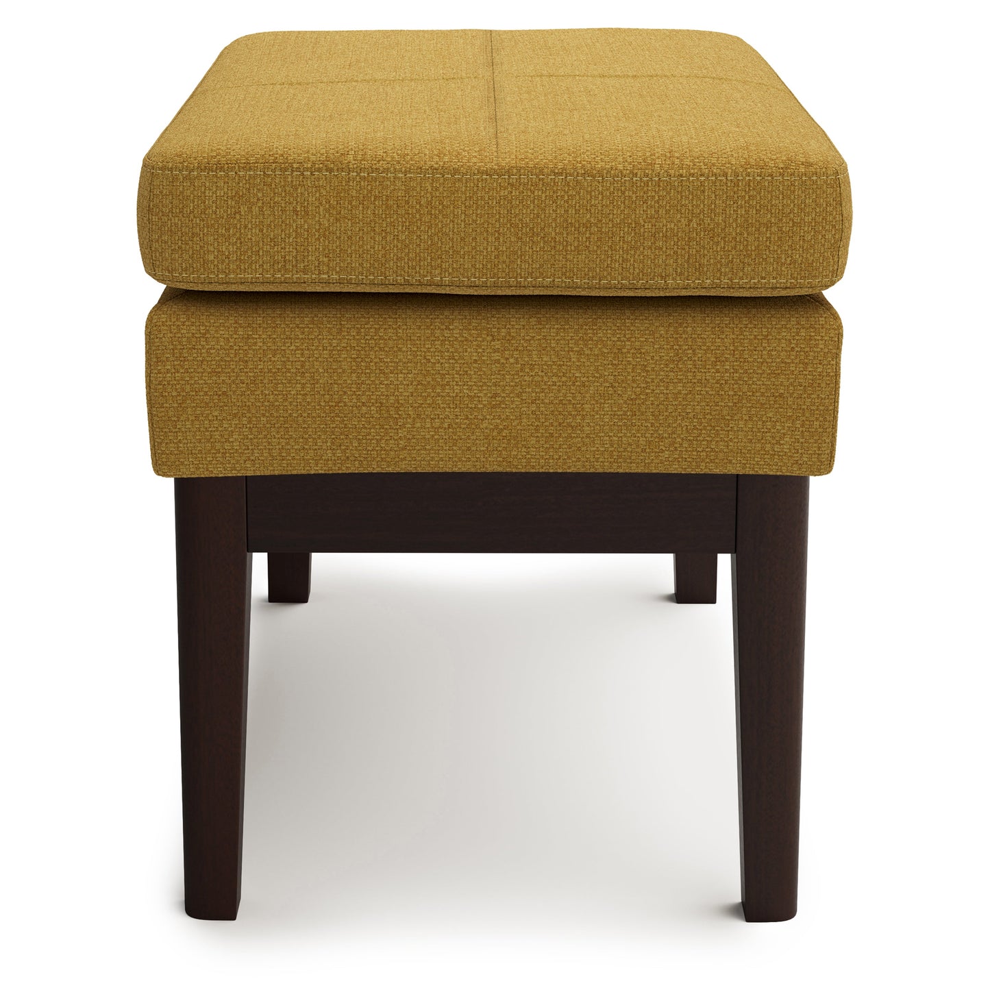 Veil 26.4" Ottoman Bench with Stitching Detail
